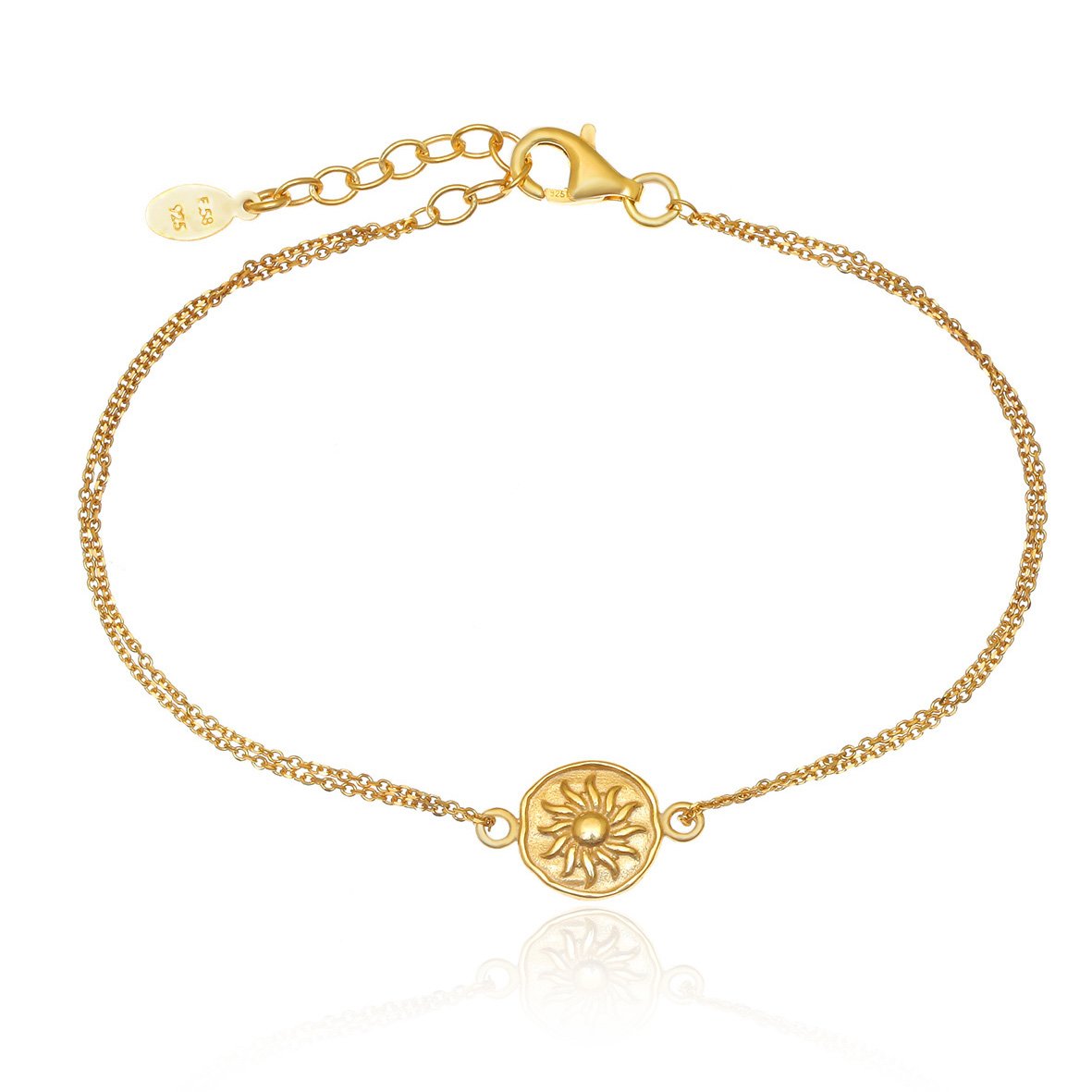 Βραχιόλι ασήμι 925 επιχρυσωμένο