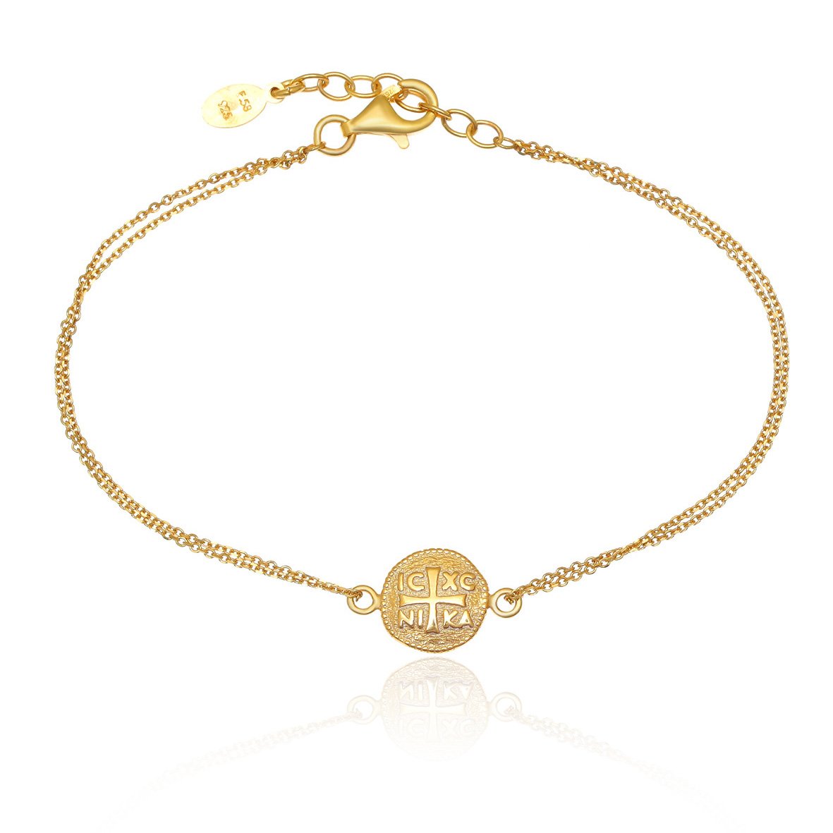 Βραχιόλι ασήμι 925 επιχρυσωμένο