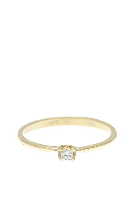 Δαχτυλίδι χρυσό 14 καράτια με zirconia