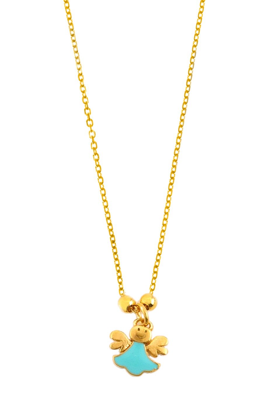 Κολιέ ασήμι 925 επιχρυσωμένο με σμάλτο