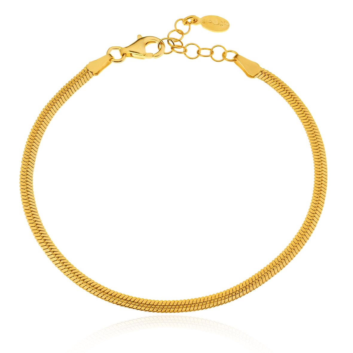 Βραχίολι ασήμι 925 επιχρυσωμένο