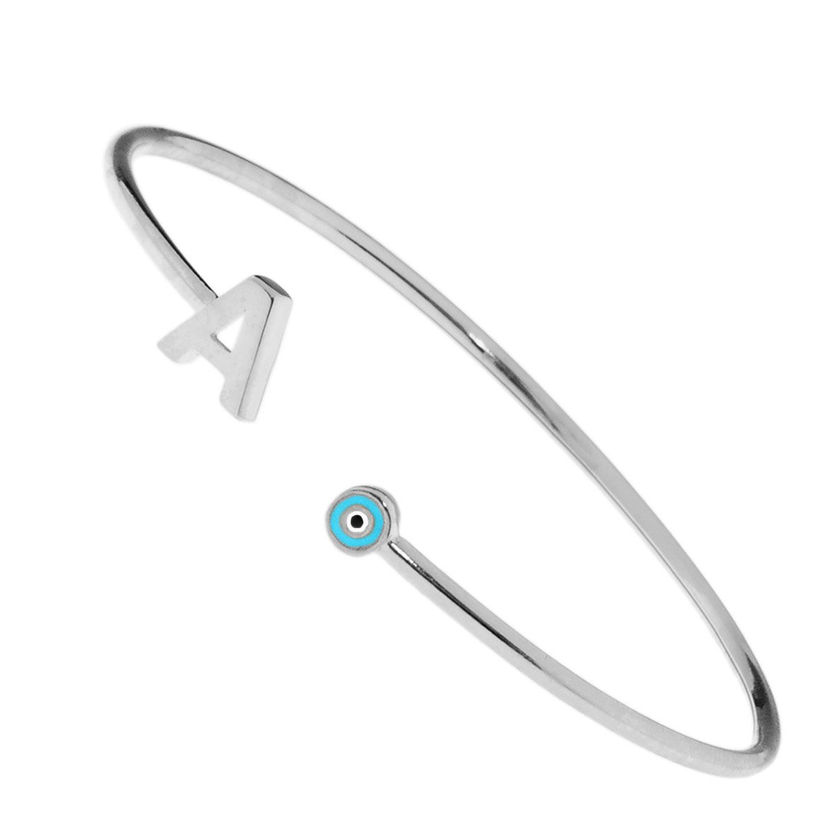 Βραχιόλι ασήμι 925 επιπλατινωμένο με σμάλτο