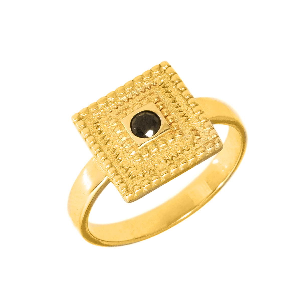 Δαχτυλίδι ασήμι 925 επιχρυσωμένο με zirconia