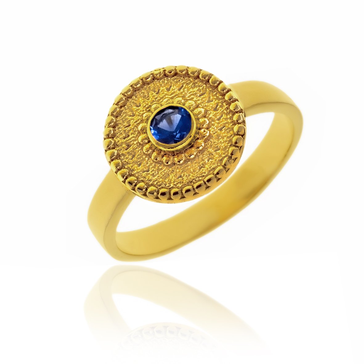 Δαχτυλίδι ασήμι 925 επιχρυσωμένο με zirconia