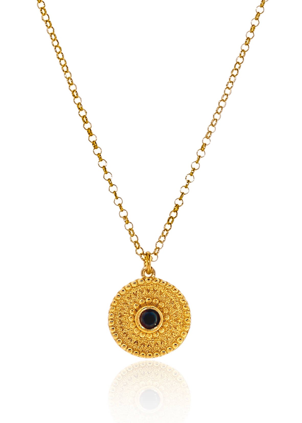 Κολιέ ασήμι 925 επιχρύσωμενο με zirconia