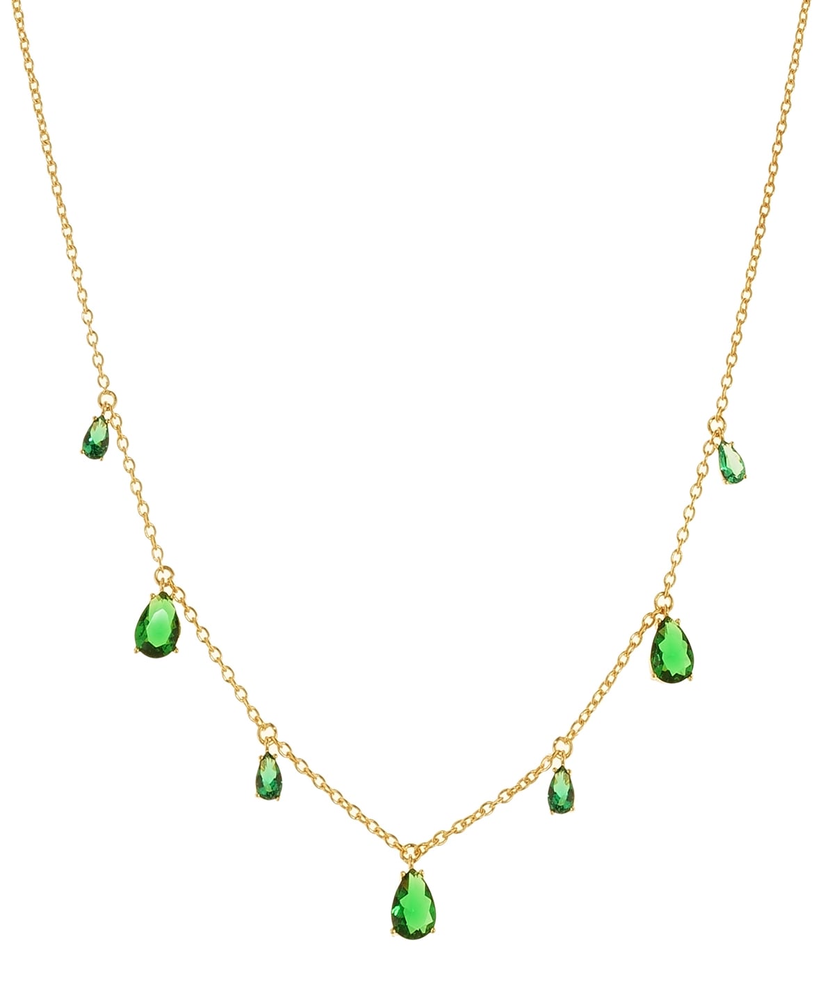 Κολιέ ασήμι 925 επιχρυσωμένο με κρύσταλλα