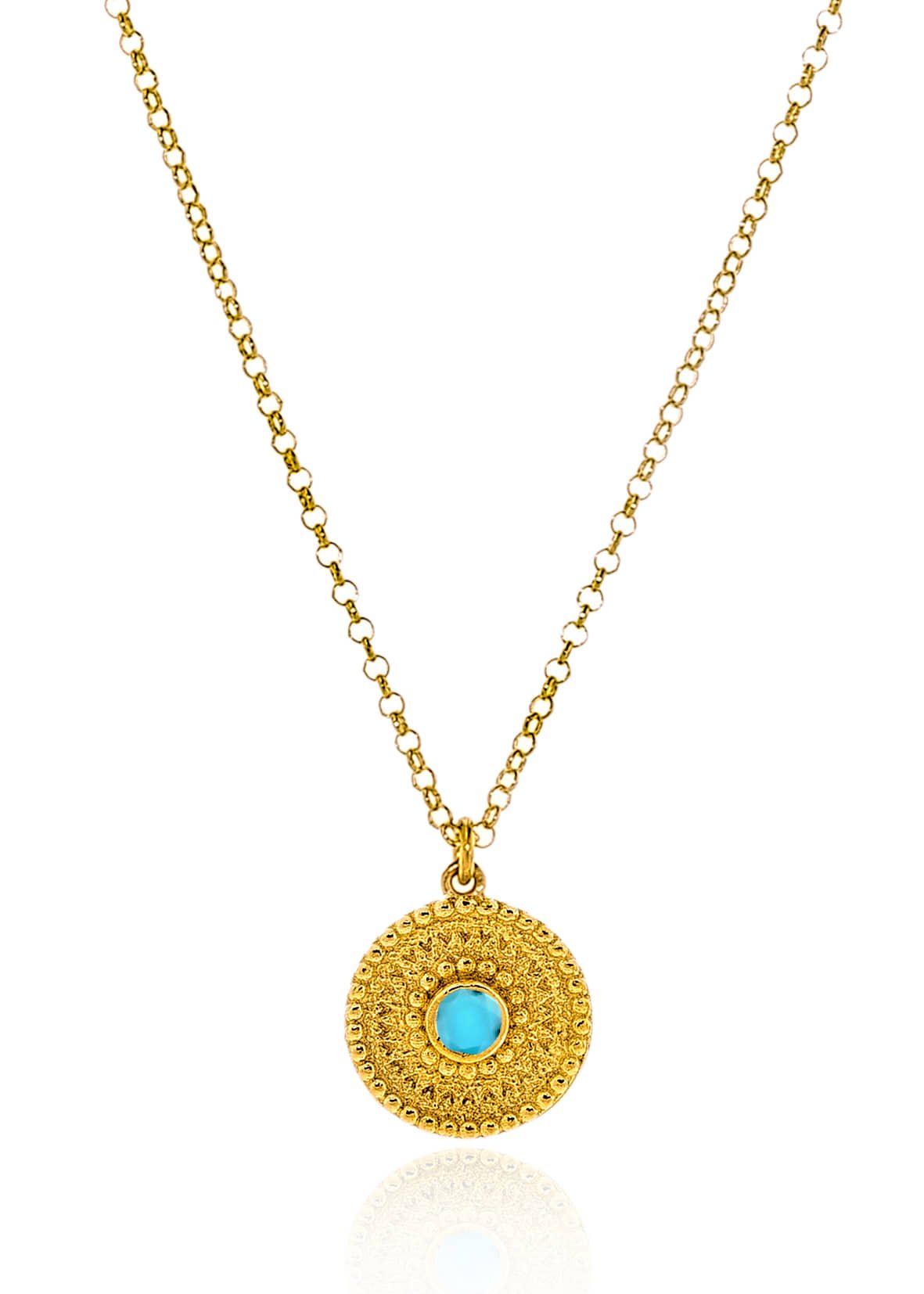 Κολιέ ασήμι 925 επιχρύσωμενο με zirconia