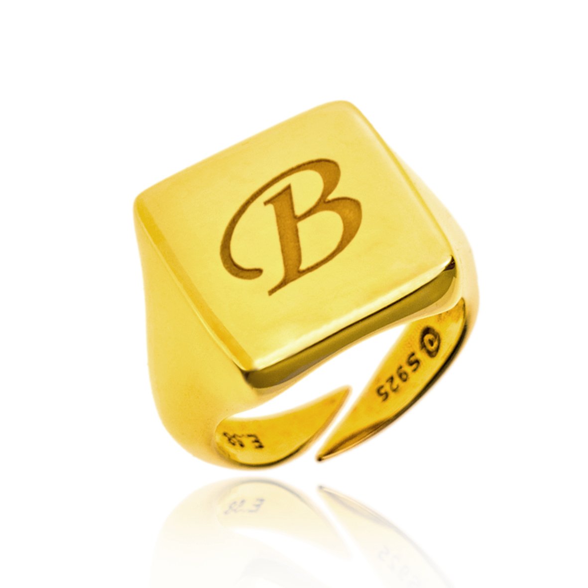 Δαχτυλίδι ασήμι 925 επιχρυσωμένο