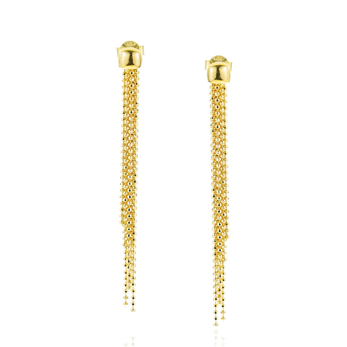 Earring silver 925 yellow gold plated