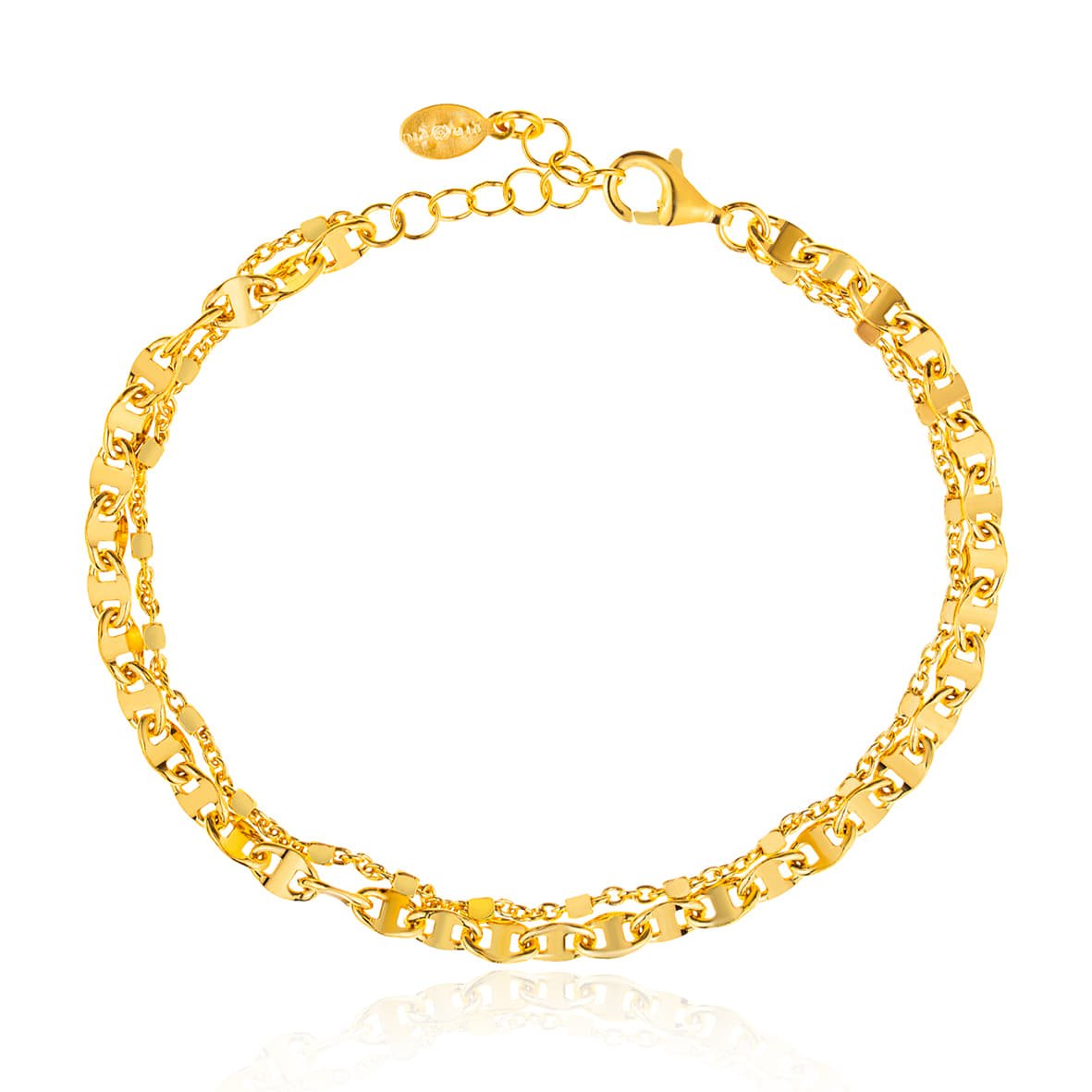 Βραχιόλι ασήμι 925 επιχρυσωμένο