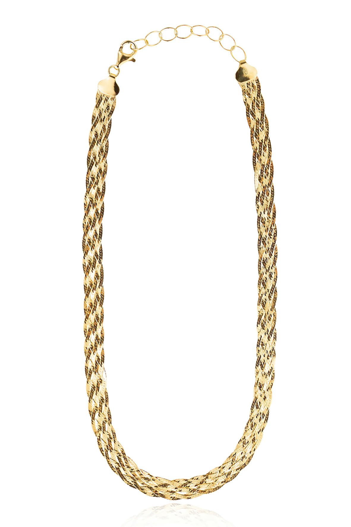 Κολιέ ασήμι 925 επιχρυσωμένο