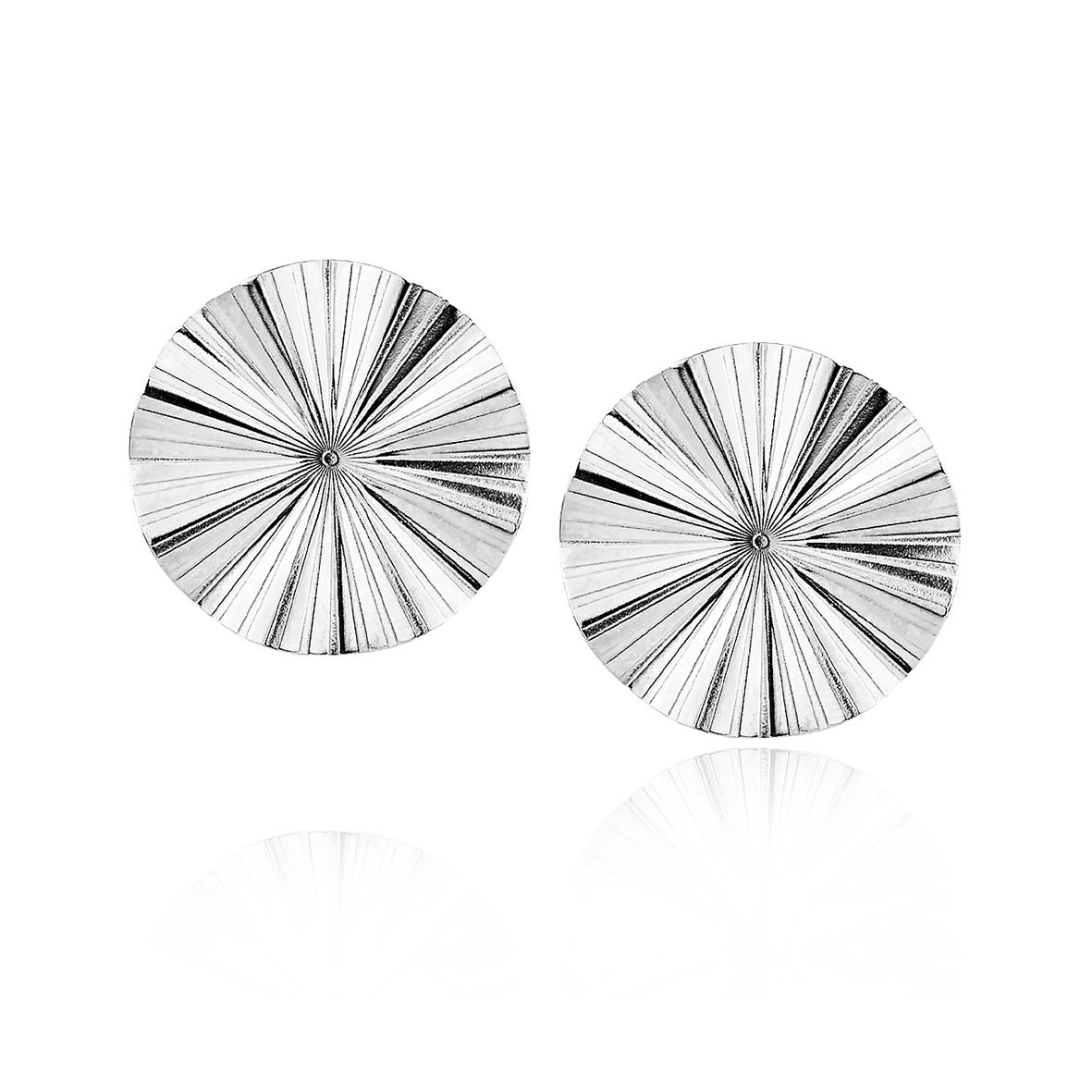 Earring silver 925 rhodium plated