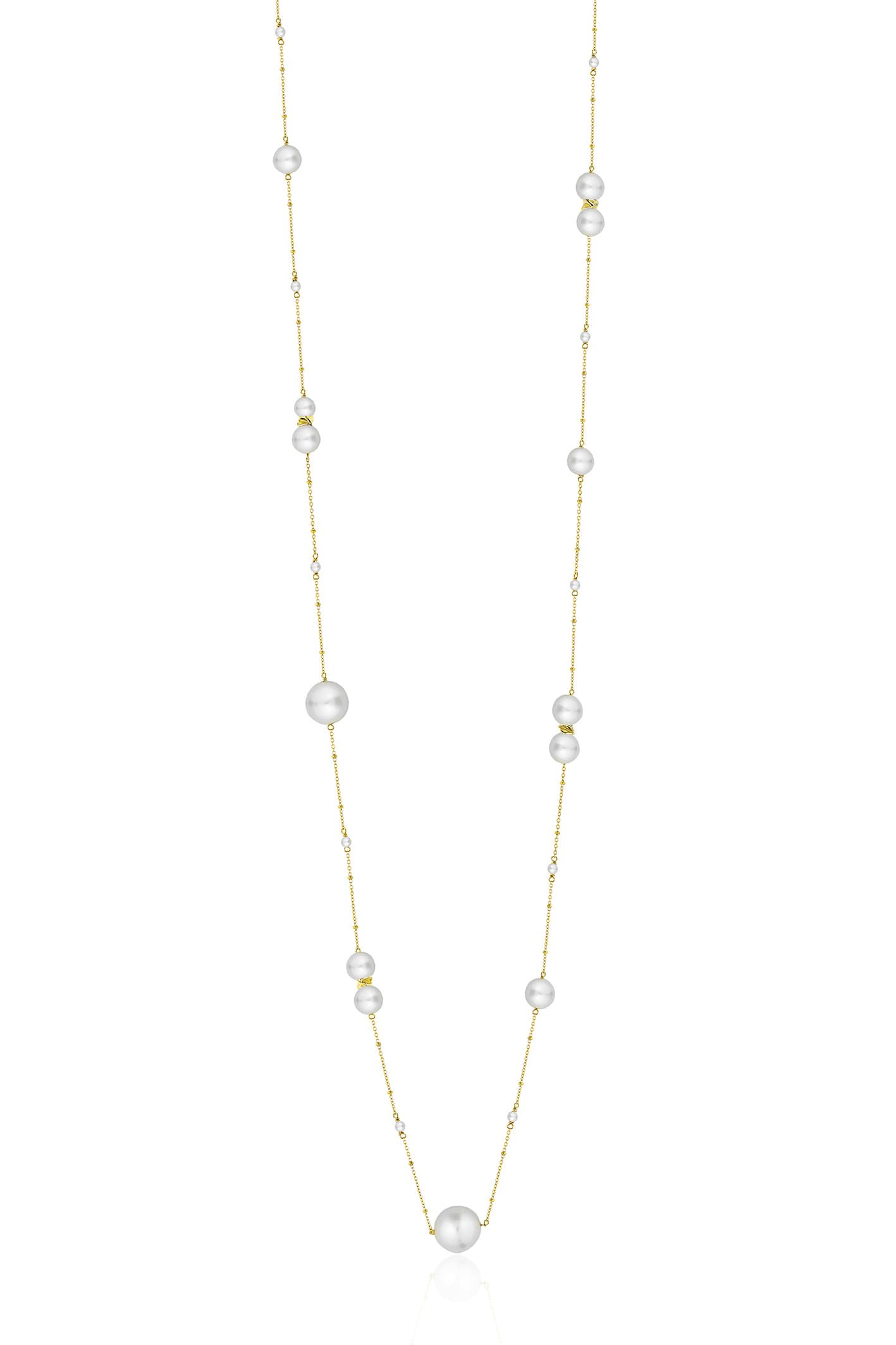 Κολιέ ασήμι 925 επιχρυσωμένο με μαργαριτάρι