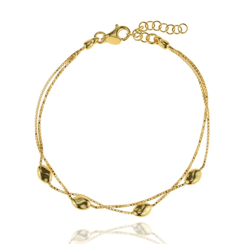 Βραχιόλι ασήμι 925 επιχρυσωμένο