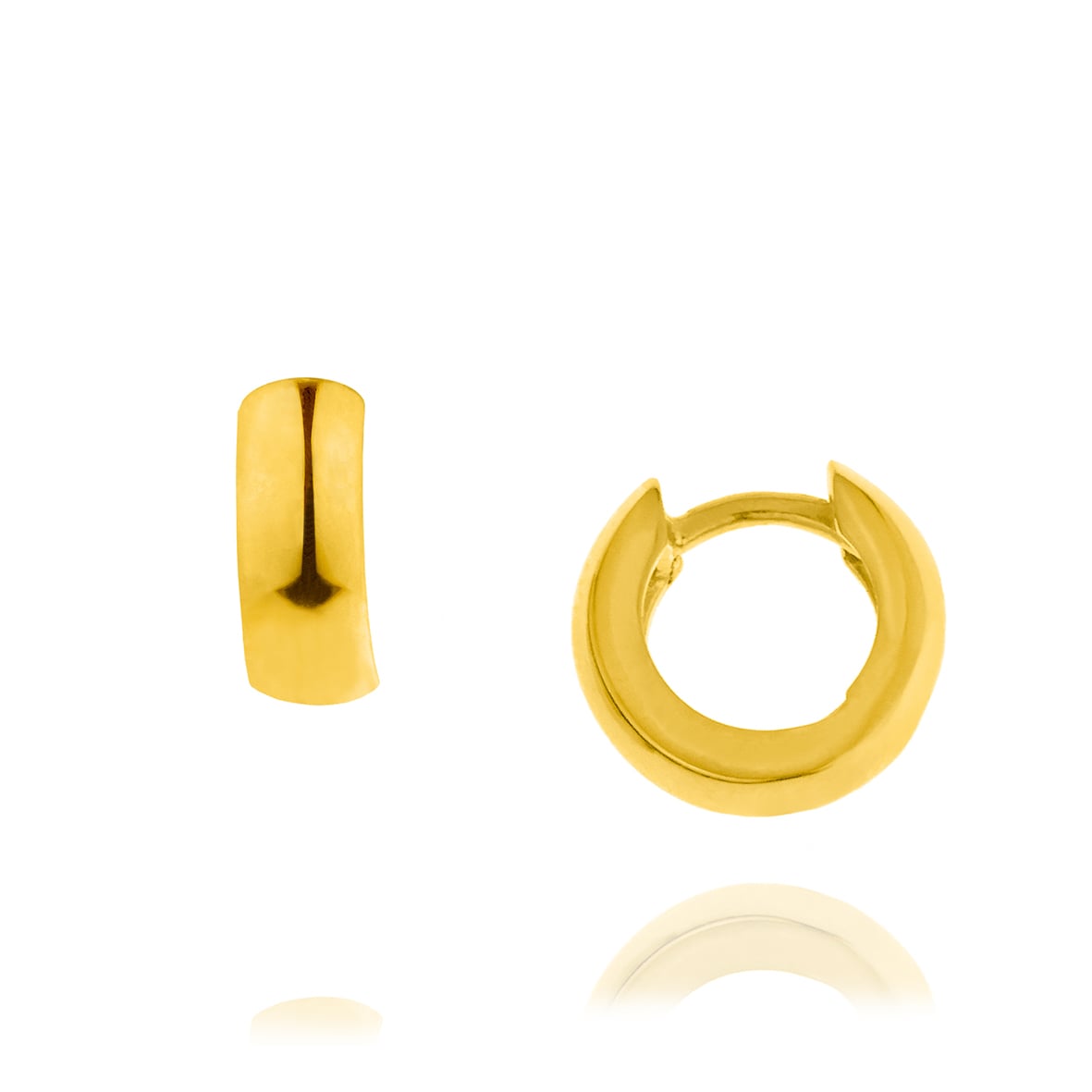 Earrings silver 925 yellow gold plated