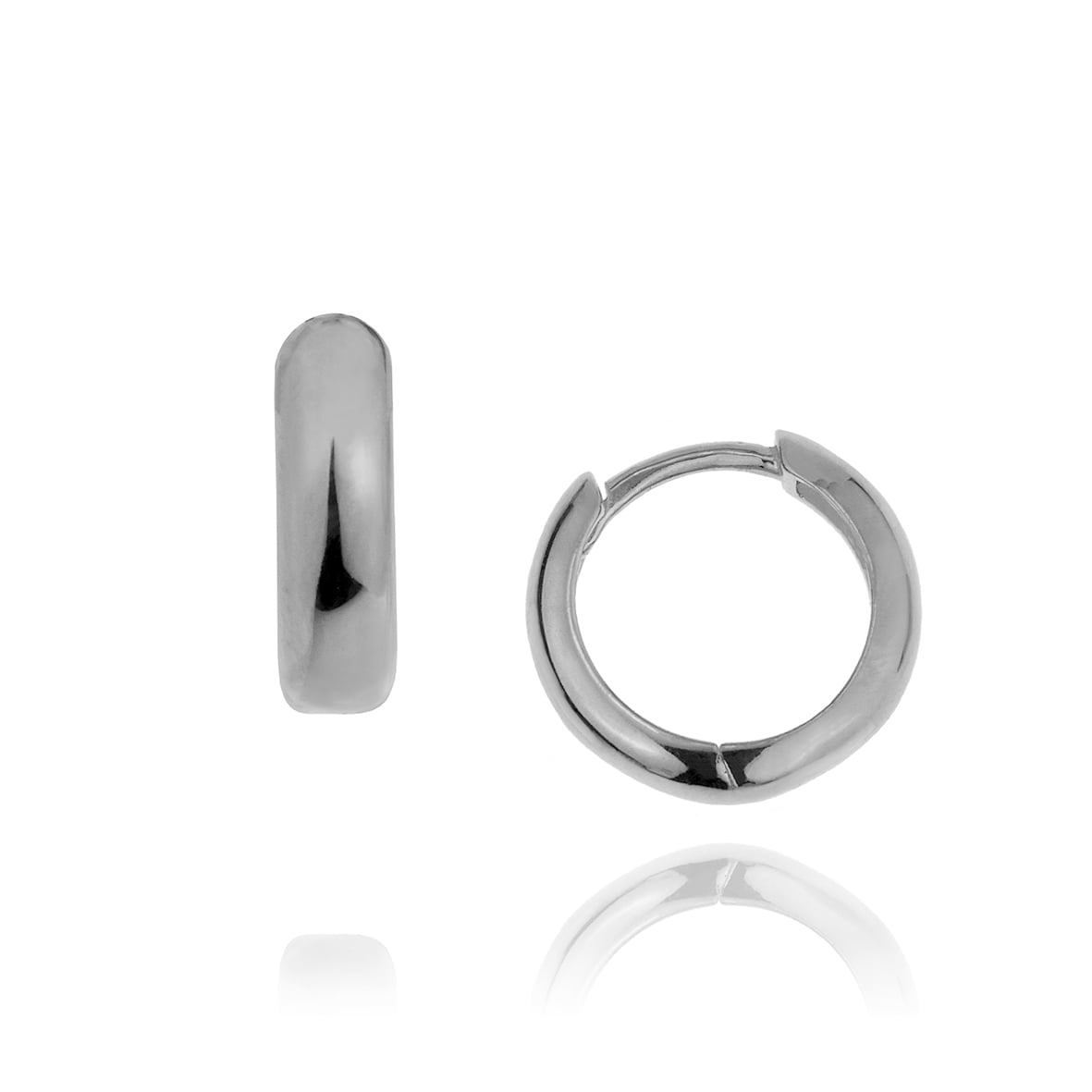 Earrings silver 925 rhodium plated