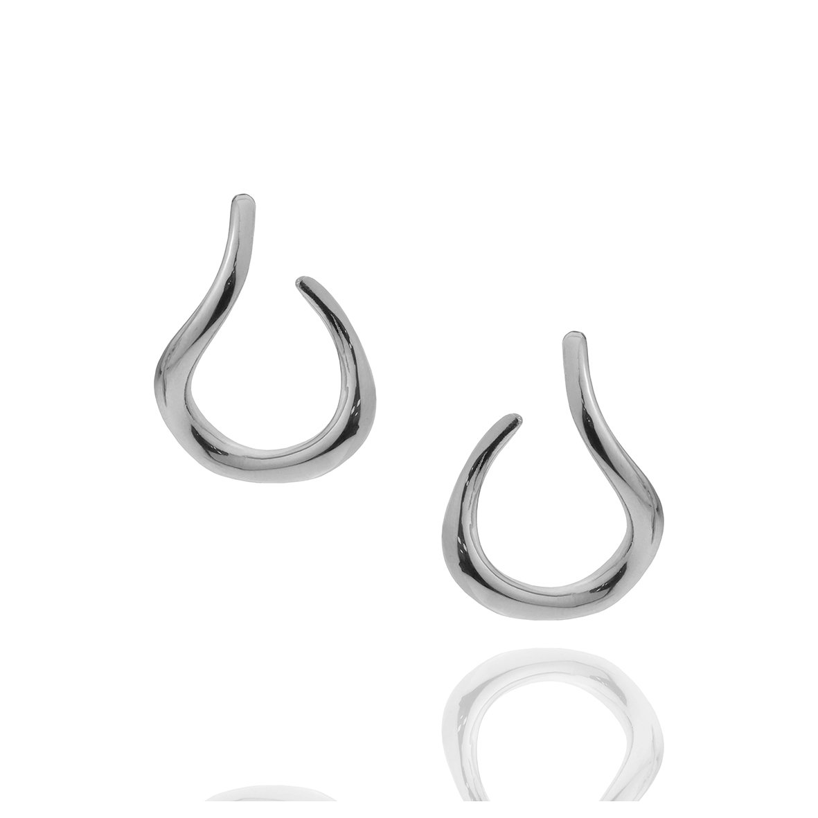 Σκουλαρίκια ασήμι 925 επιπλατινωμένα