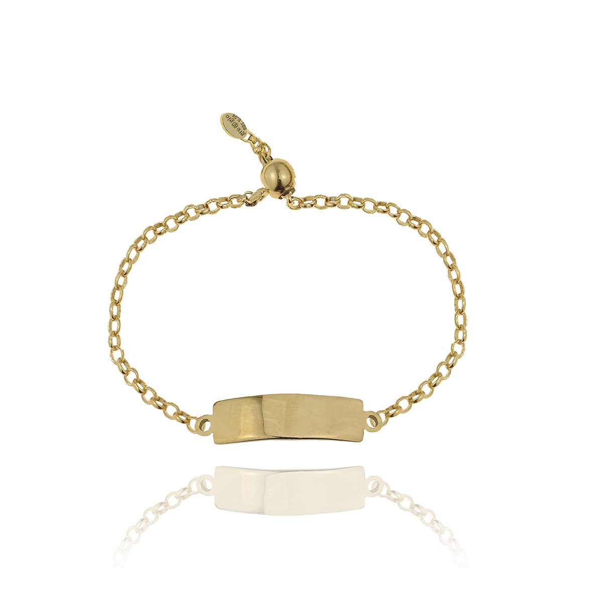 Δαχτυλίδι ασήμι 925 επιχρυσωμένο (με αλυσίδα που αυξομειώνεται)