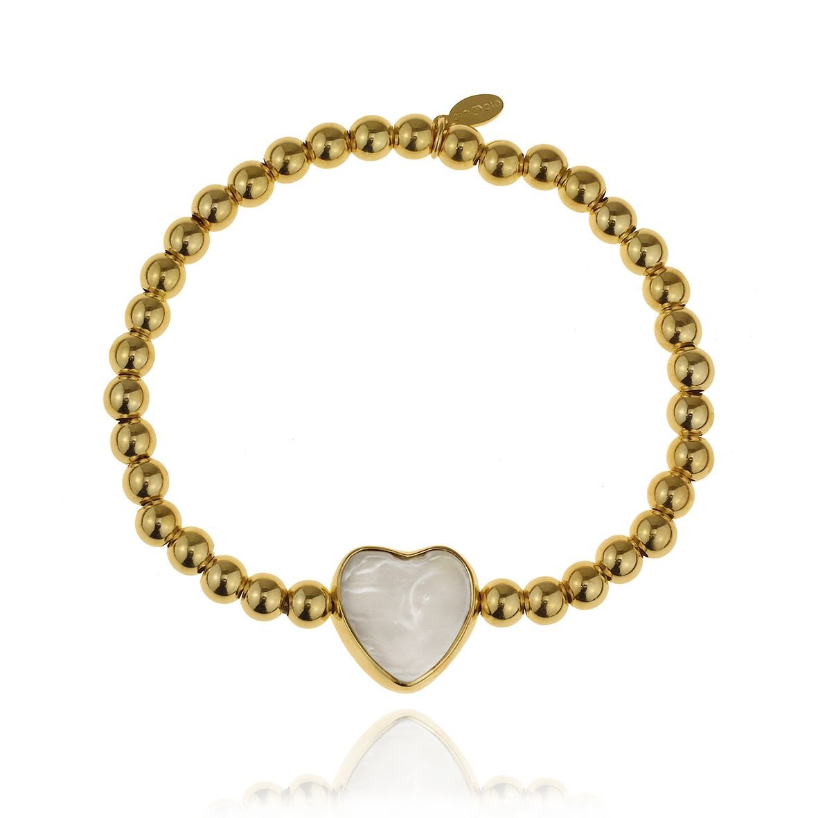 Βραχιόλι ασήμι 925 επιχρυσωμένο με fresh water pearl