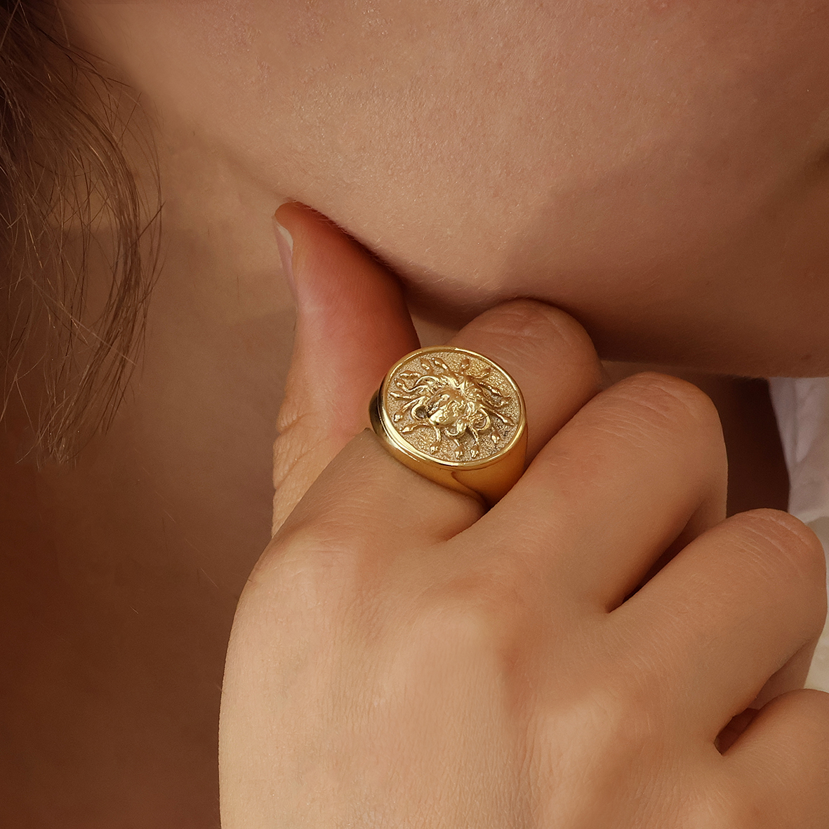 Δαχτυλίδι ασήμι 925 επιχρυσωμένο