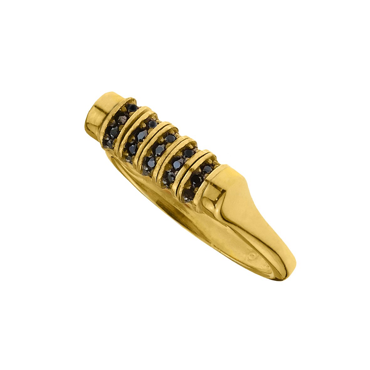 Δαχτυλίδι ασήμι 925 επιχρυσωμένο με zirconia