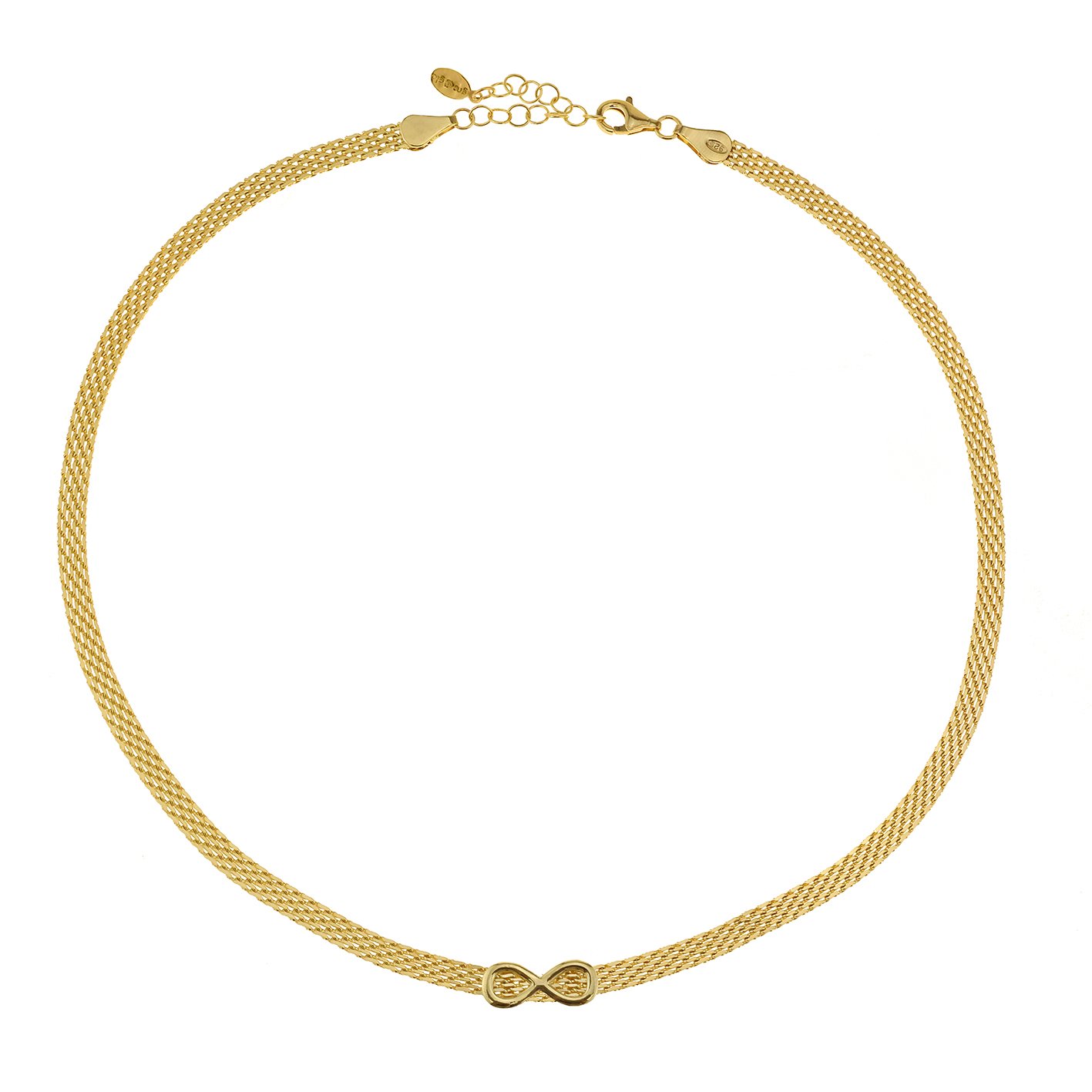 Κολιέ ασήμι 925 επιχρυσωμένο