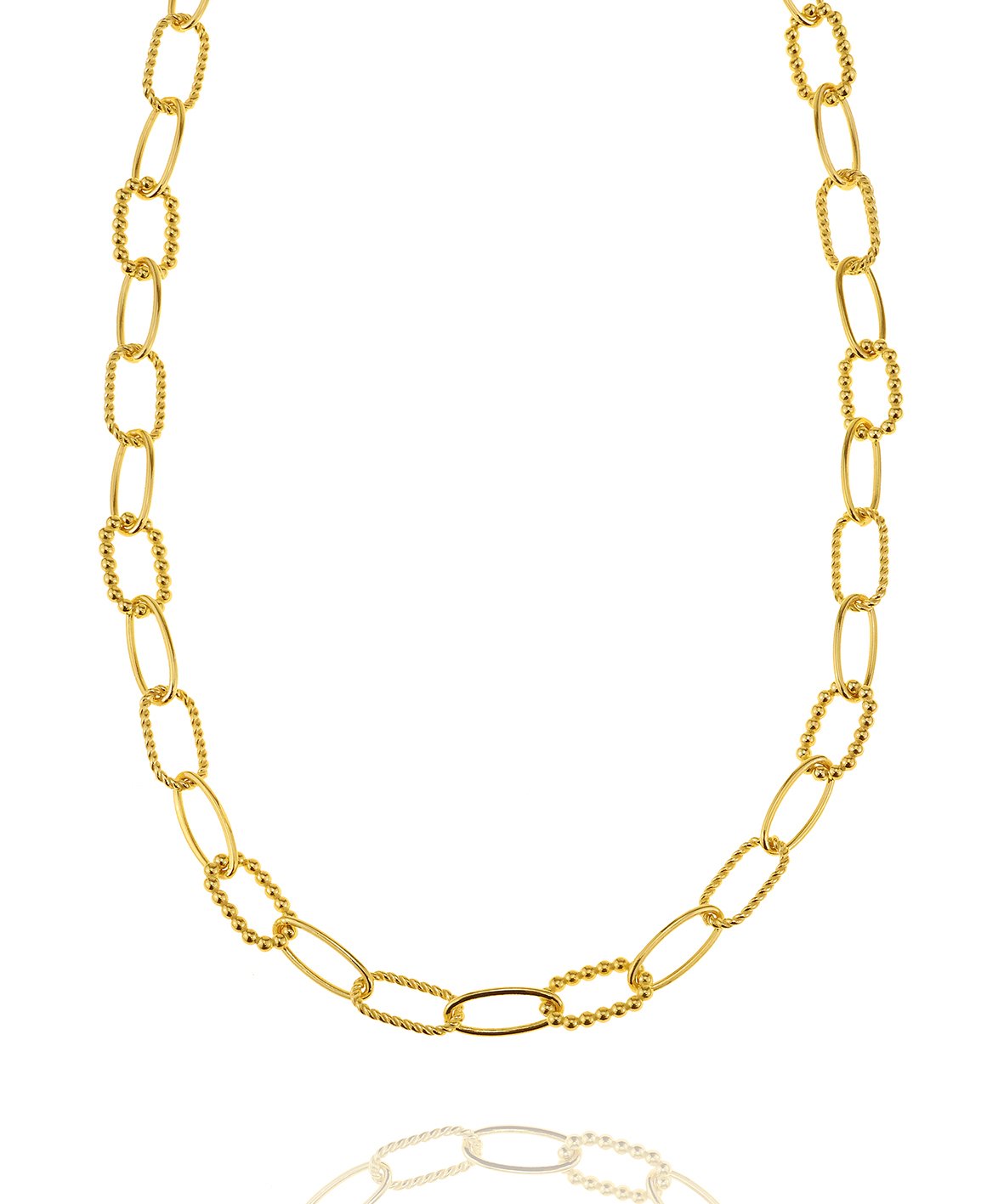 Κολιέ ασήμι 925 επιχρυσωμένο