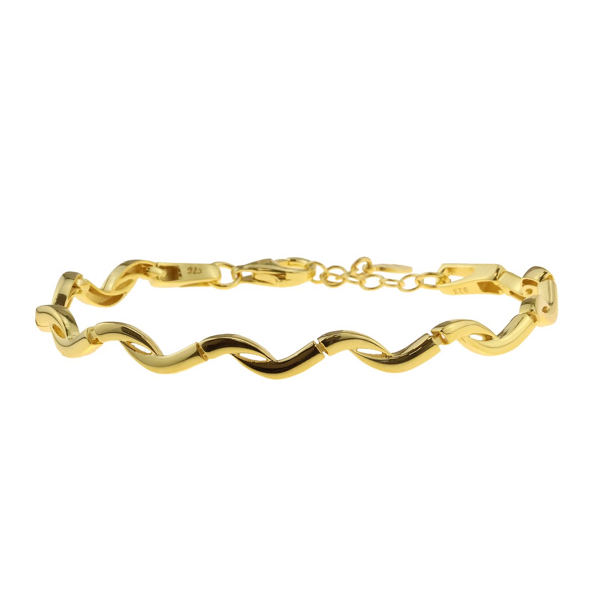 Βραχιόλι ασήμι 925 επιχρυσωμένο