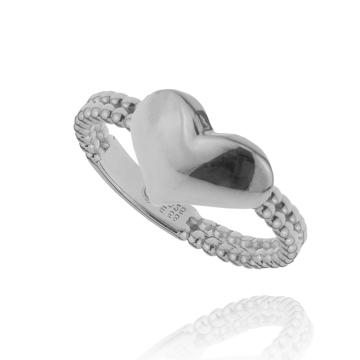 Δαχτυλίδι ασήμι 925 επιπλατινωμένο