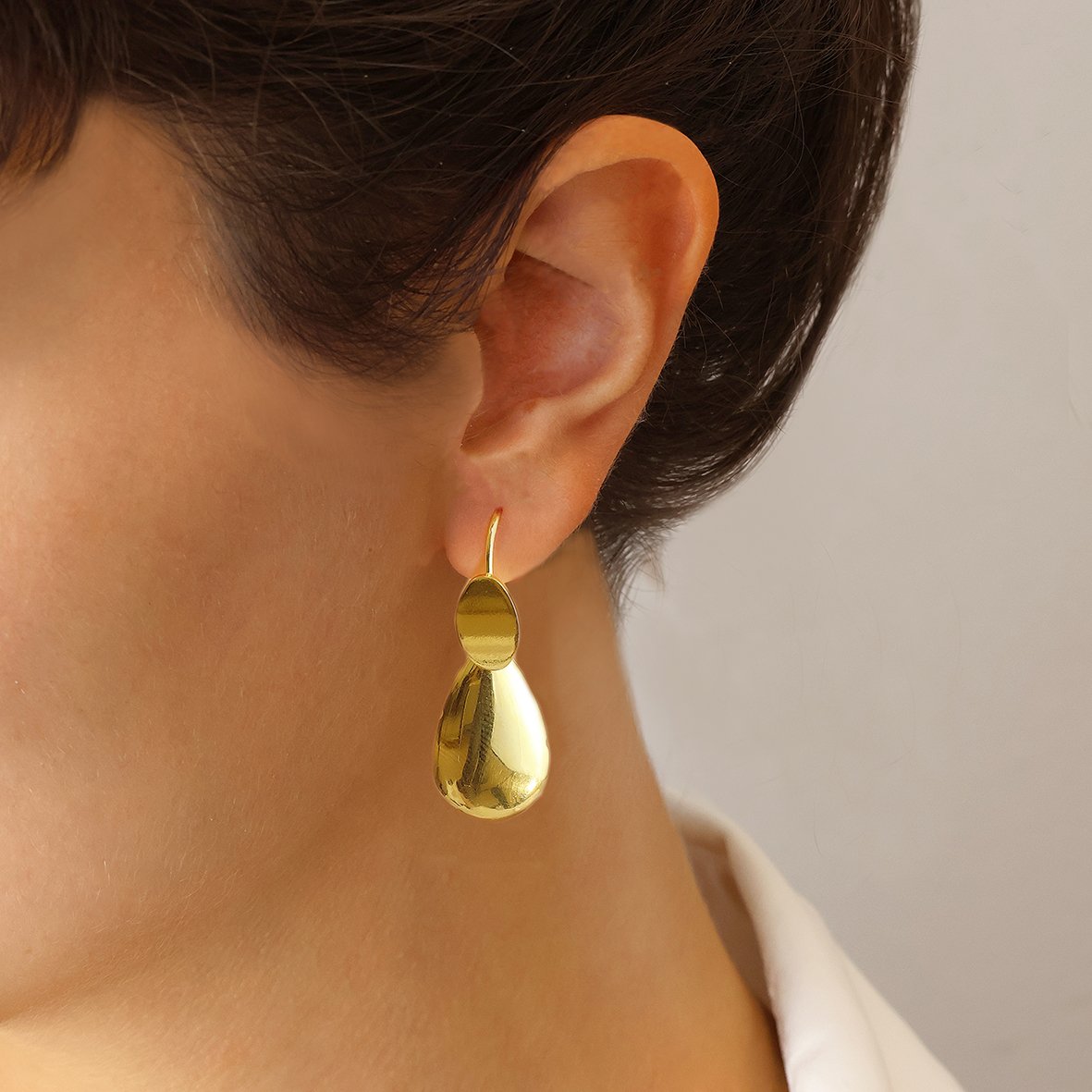 Σκουλαρίκια ασήμι 925 επιχρυσωμένα