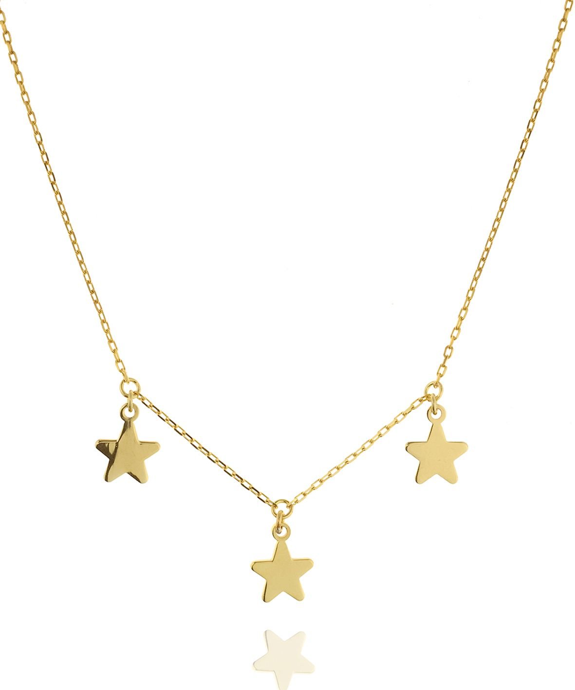 Necklace silver 925 yellow gold plated