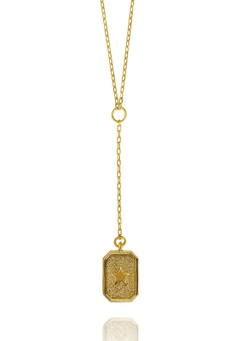 Necklase silver 925 yellow gold plated