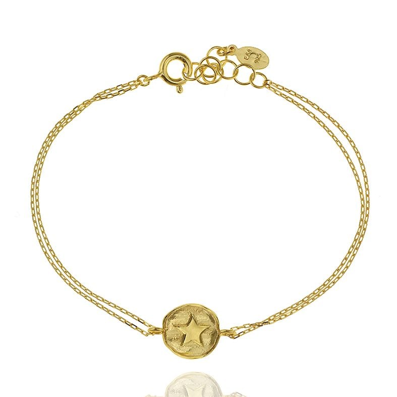 Βραχιόλι ασήμι 925 επιχρυσωμένο