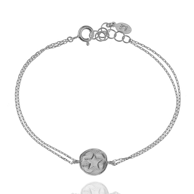 Βραχιόλι ασήμι 925 επιπλατινωμένο