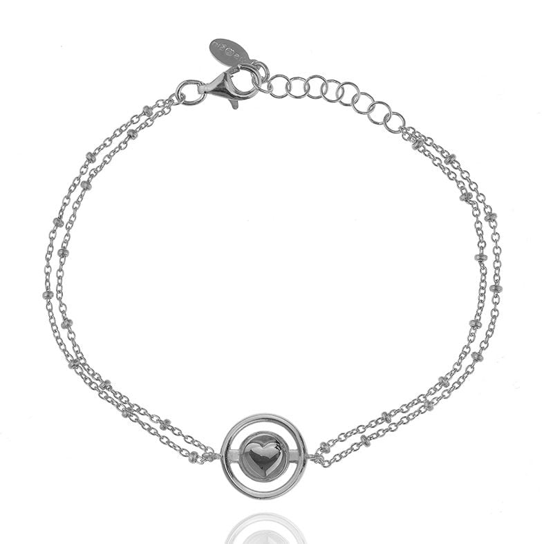 Βραχιόλι ασήμι 925 επιπλατινωμένο