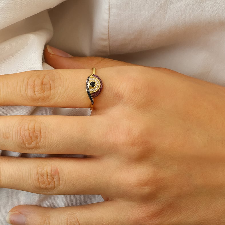 Δαχτυλίδι ασήμι 925 επιχρυσωμένο με zirconia