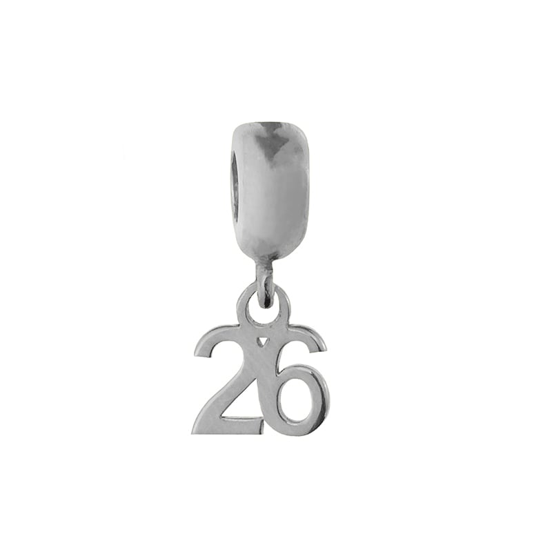 Charm silver 925 rhodium plated