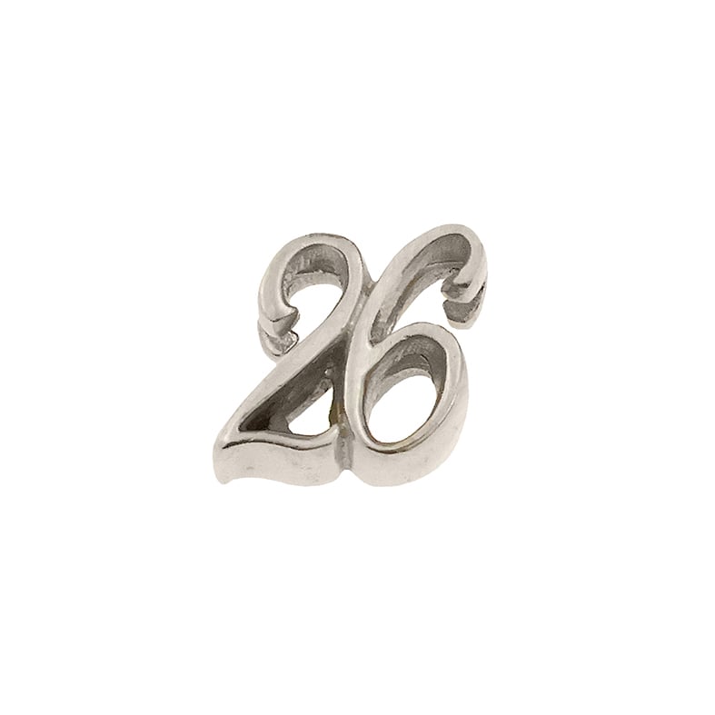 Charm silver 925 rhodium plated