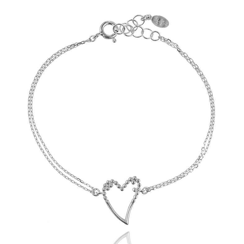 Βραχιόλι ασήμι 925 επιπλατινωμένο