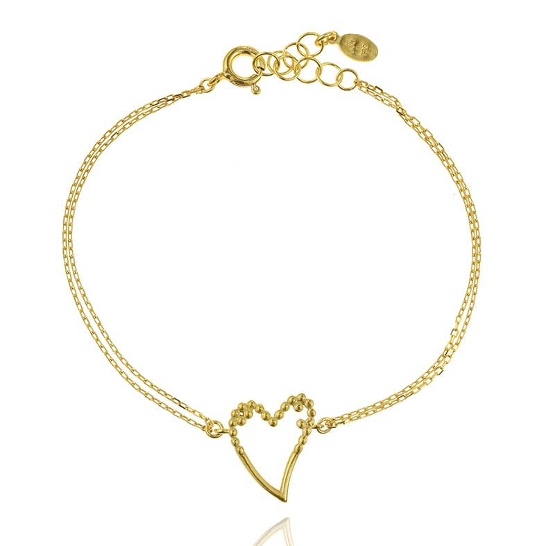 Βραχιόλι ασήμι 925 επιχρυσωμένο