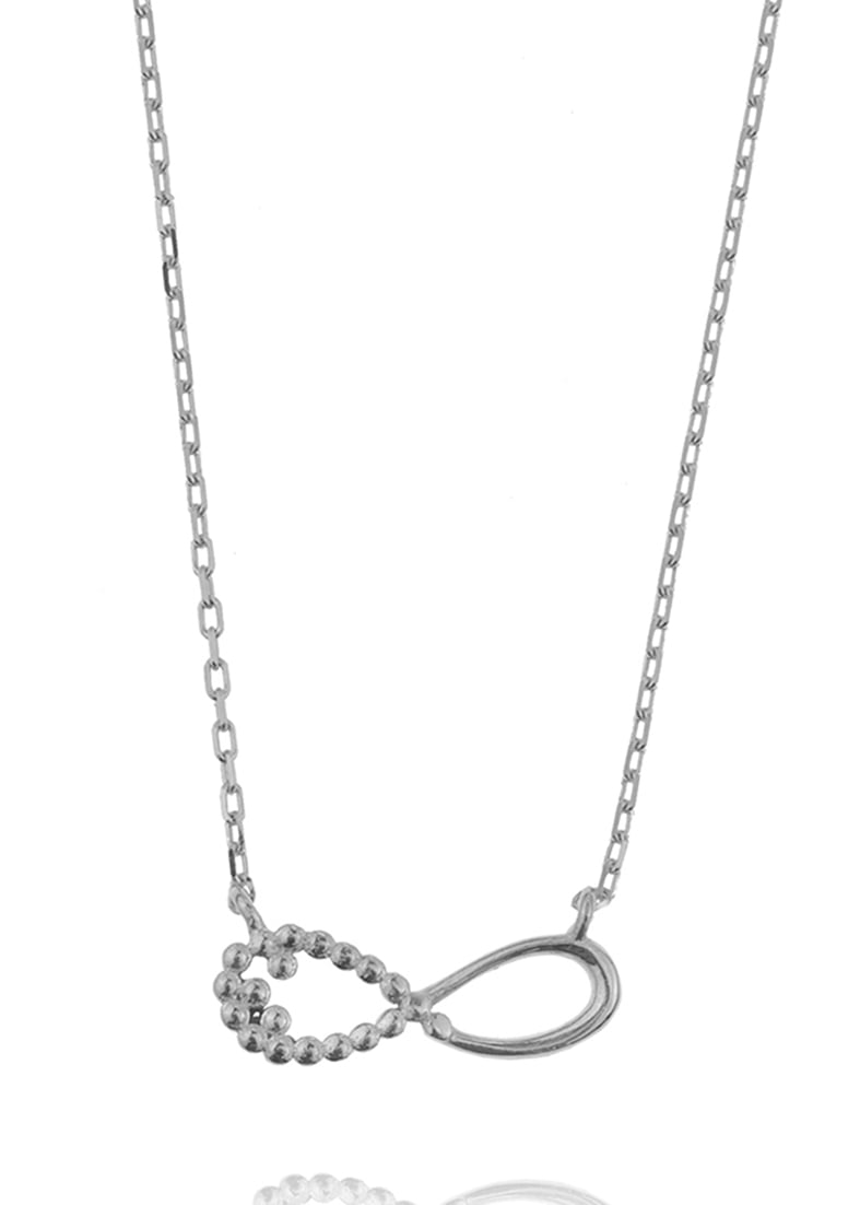 Κολιέ ασήμι 925 επιπλατινωμένο