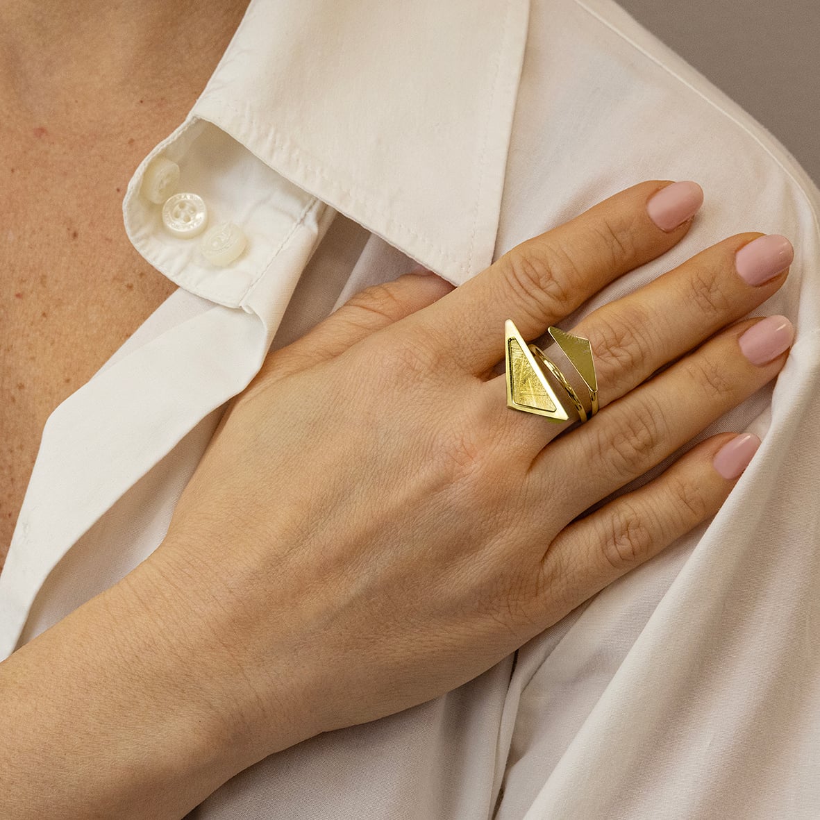 Δαχτυλίδι ασήμι 925 επιχρυσωμένο