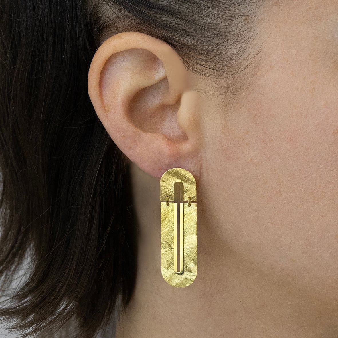 Σκουλαρίκια ασήμι 925 επιχρυσωμένα