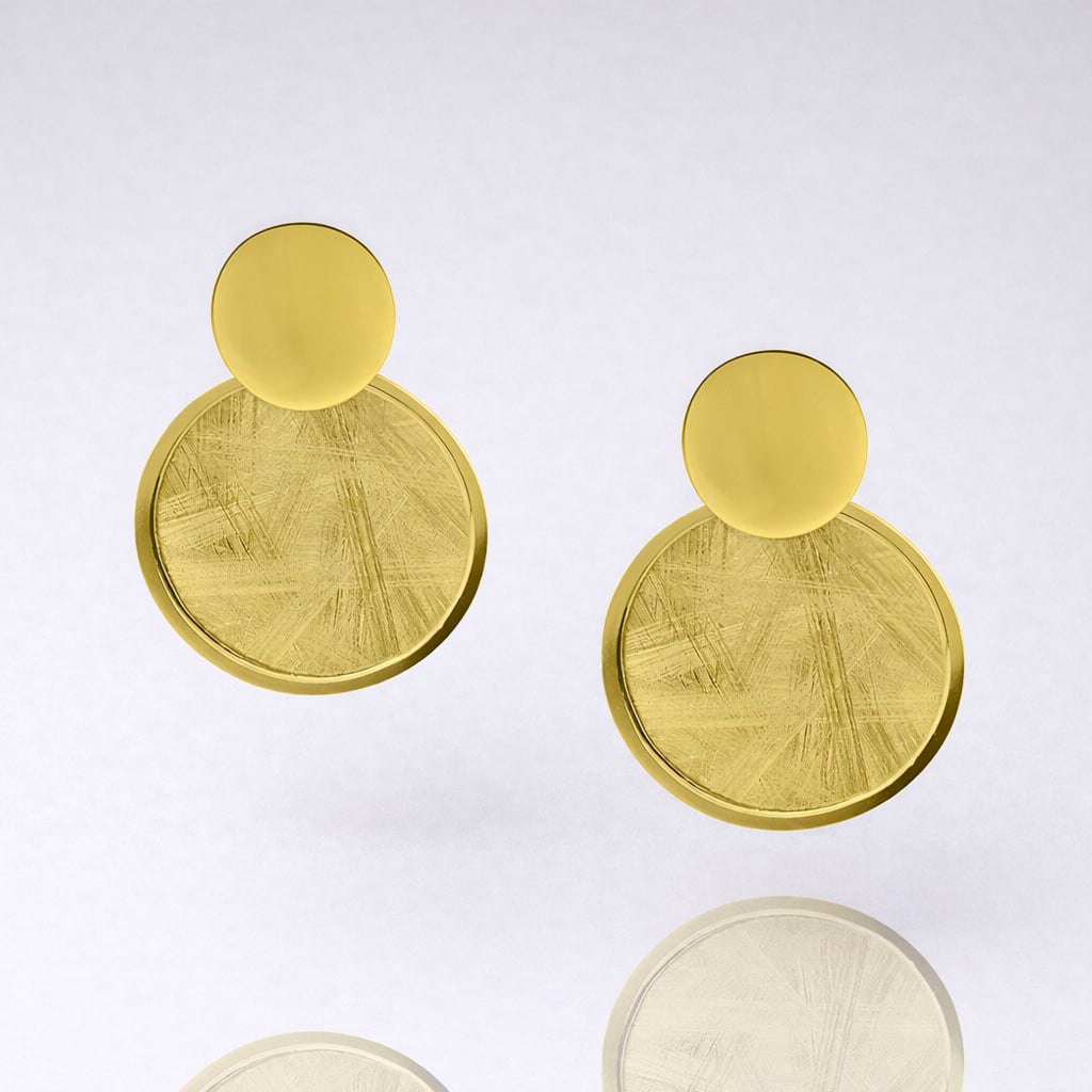 Σκουλαρίκια ασήμι 925 επιχρυσωμένα