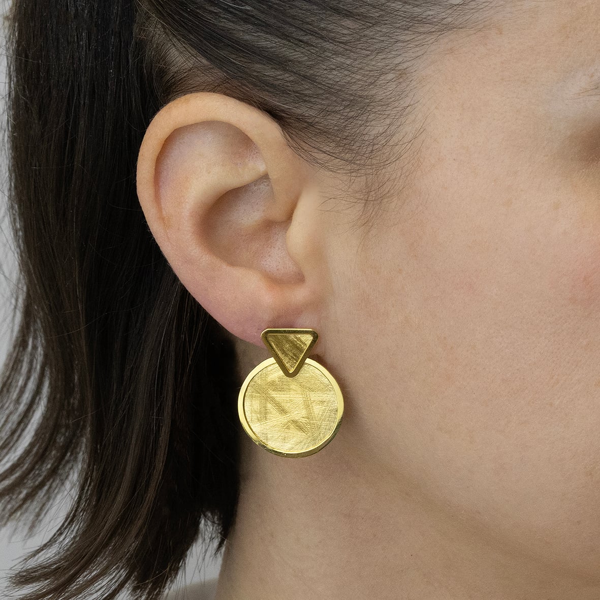 Σκουλαρίκια ασήμι 925 επιχρυσωμένα