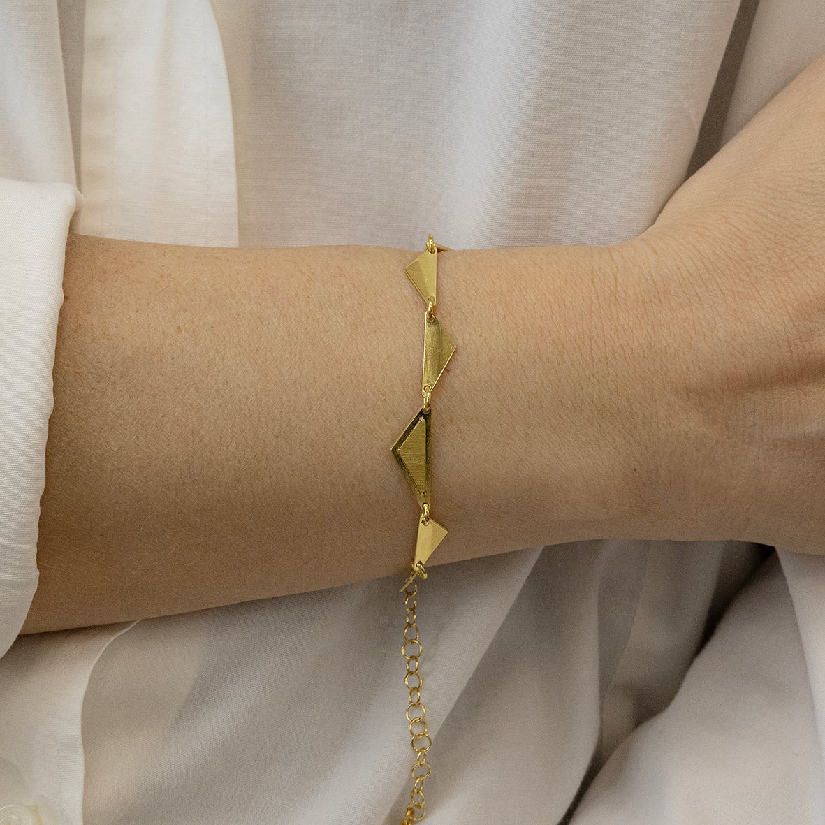 Βραχιόλι ασήμι 925 επιχρυσωμένο