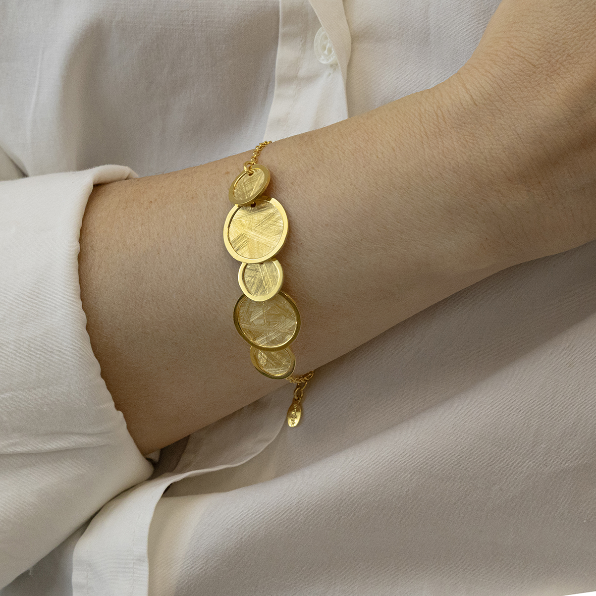 Βραχιόλι ασήμι 925 επιχρυσωμένο