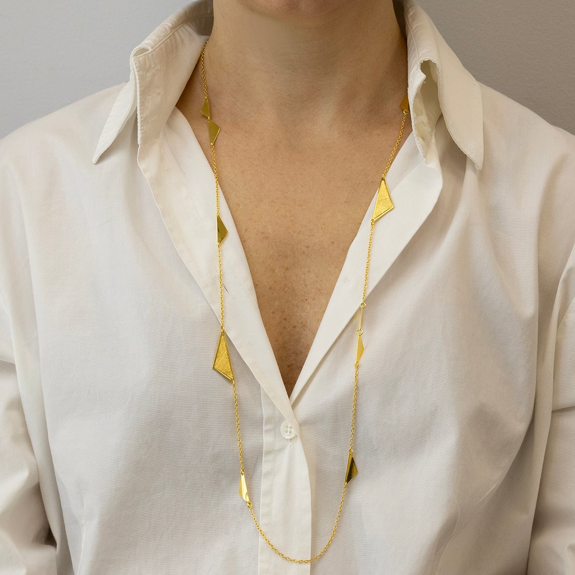 Κολιέ ασήμι 925 επιχρυσωμένο