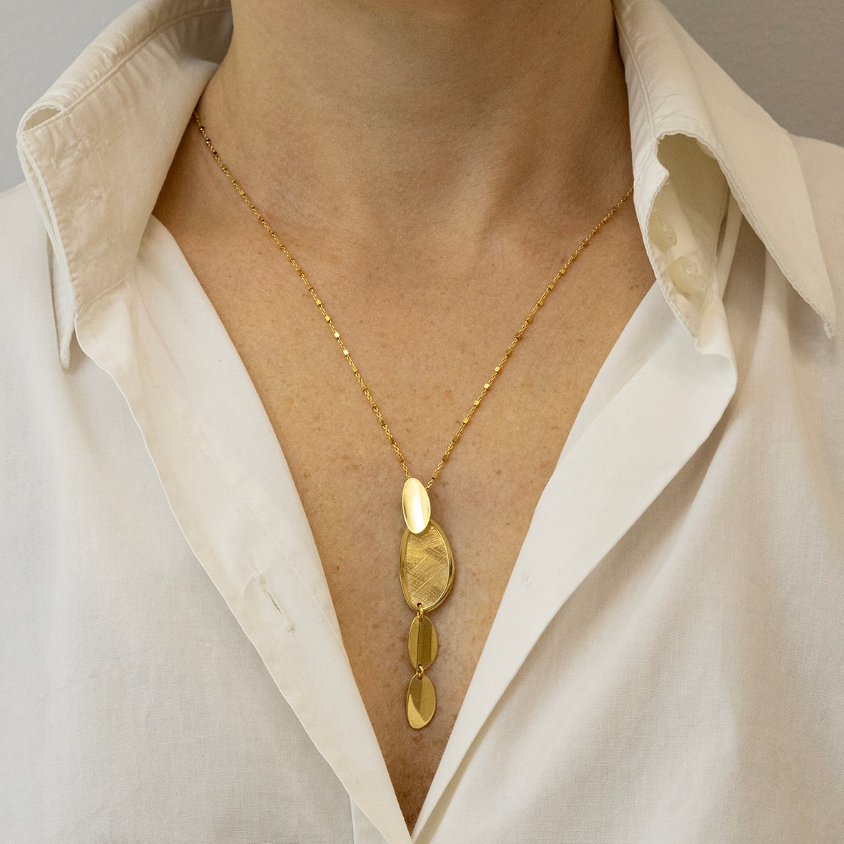 Κολιέ ασήμι 925 επιχρυσωμένο