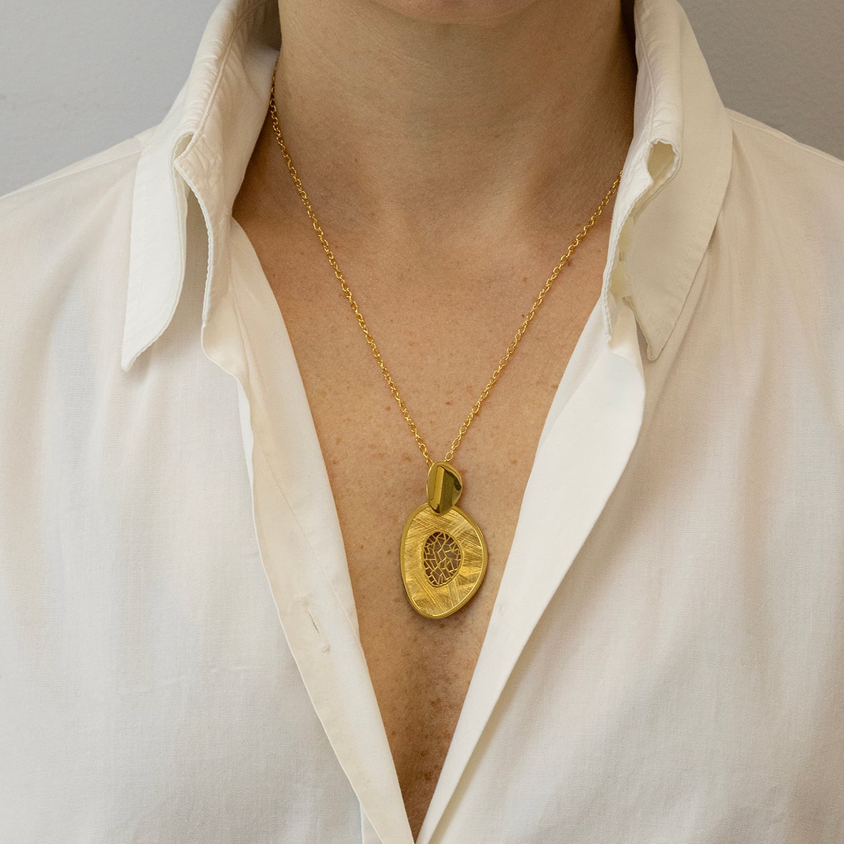 Κολιέ ασήμι 925 επιχρυσωμένο